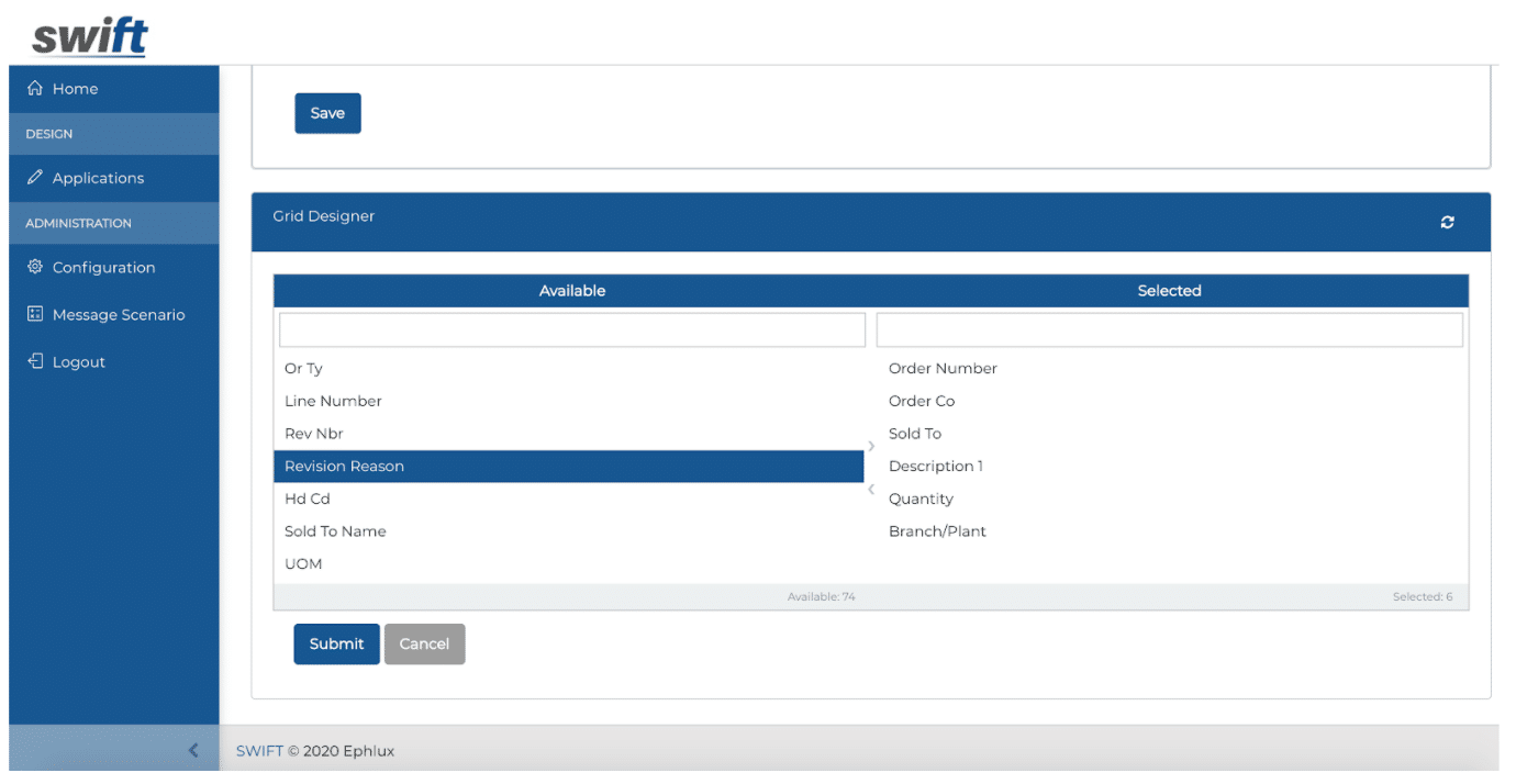 Browse Form - Grid Designer